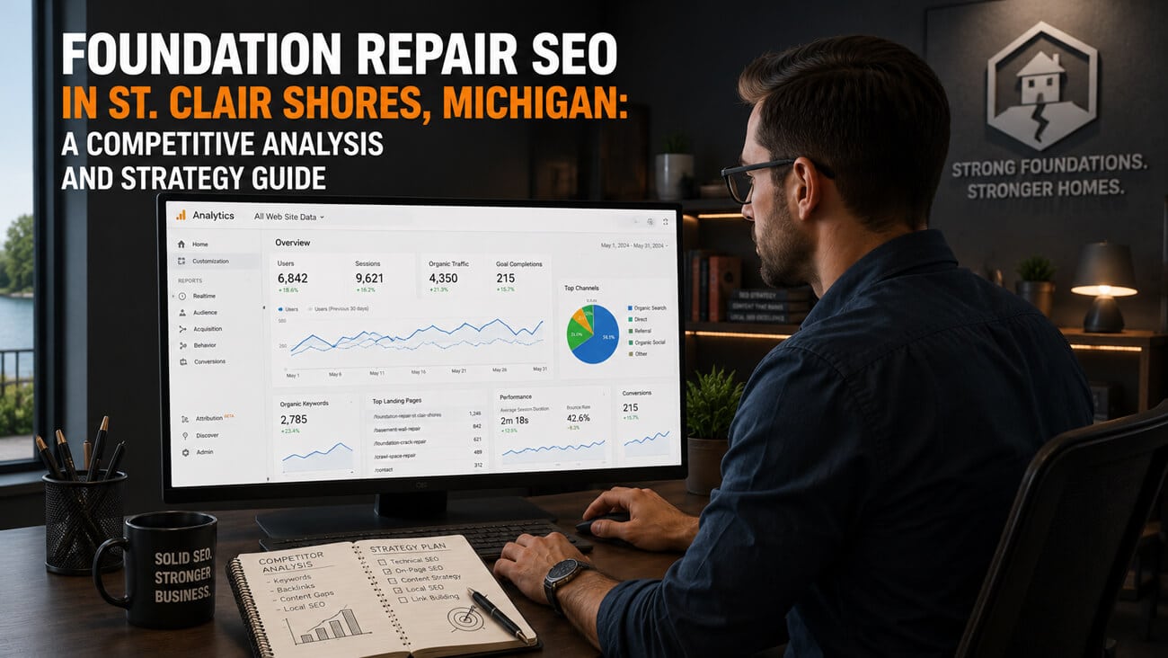 Foundation Repair SEO in St. Clair Shores, MI: Strategy Guide  