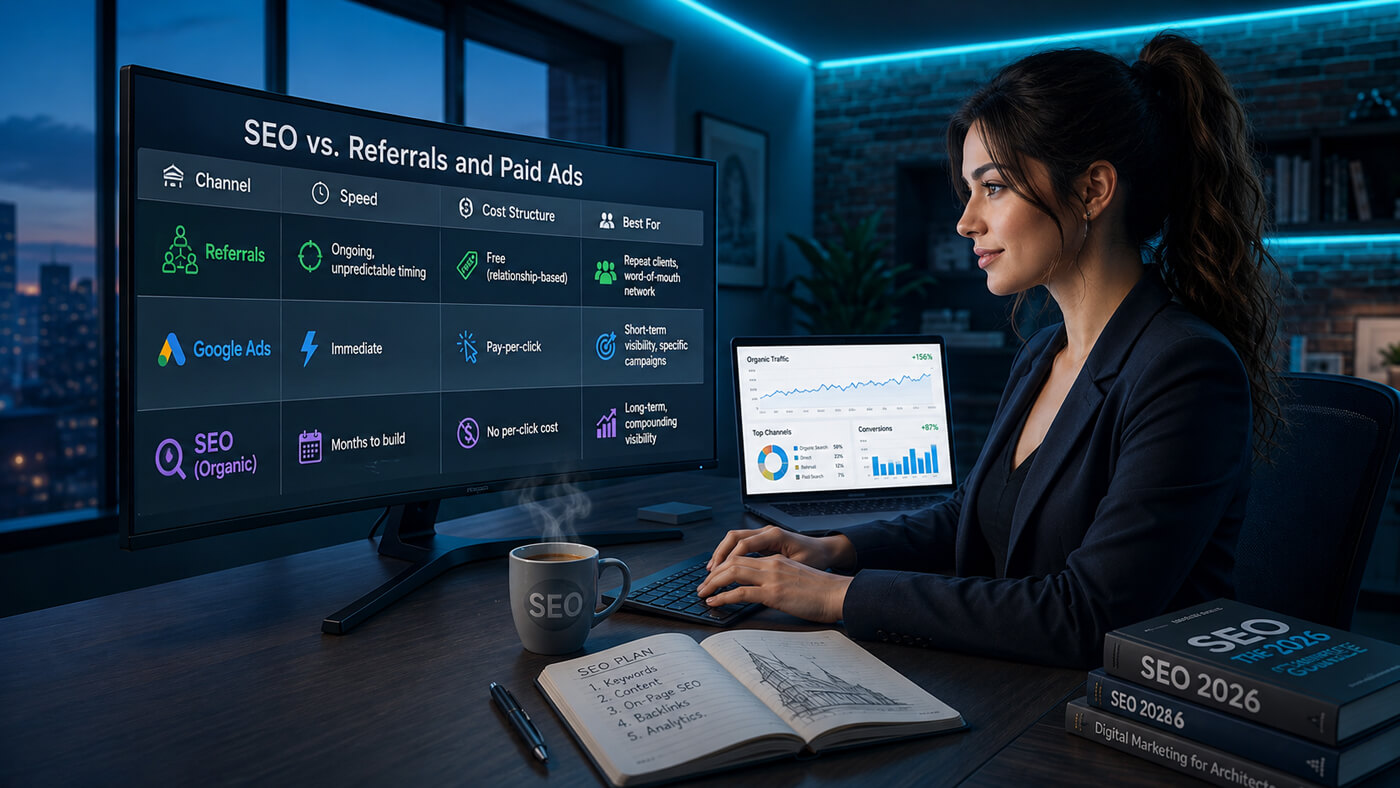 SEO vs. Referrals and Paid Ads