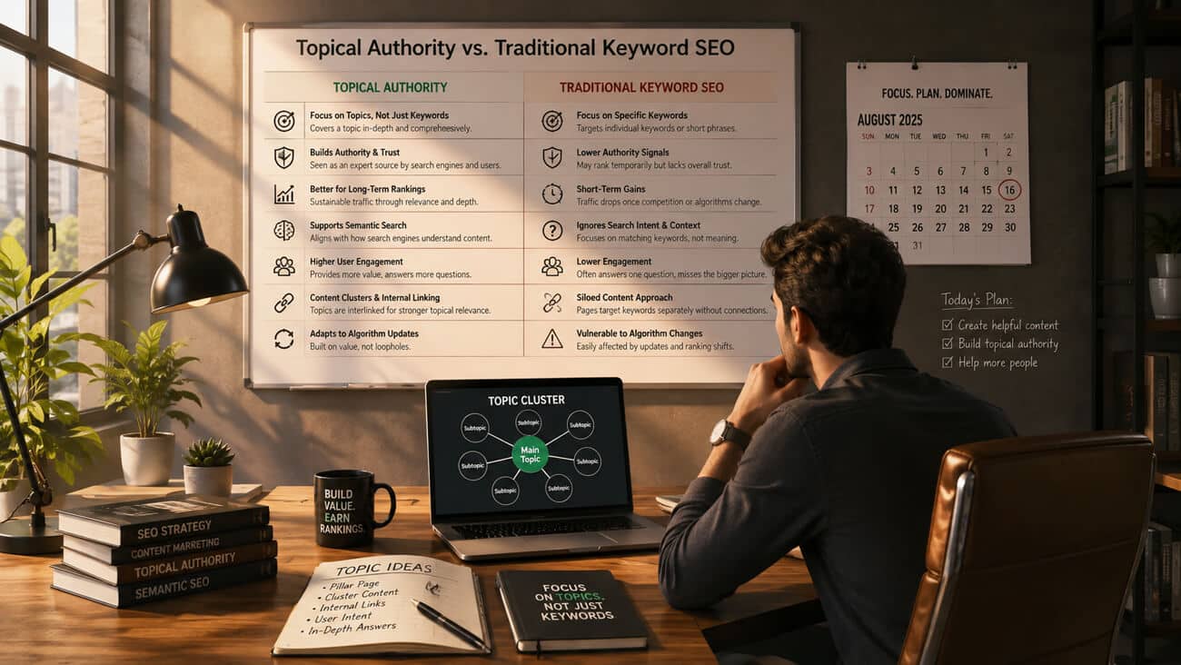 Topical Authority vs. Traditional Keyword SEO