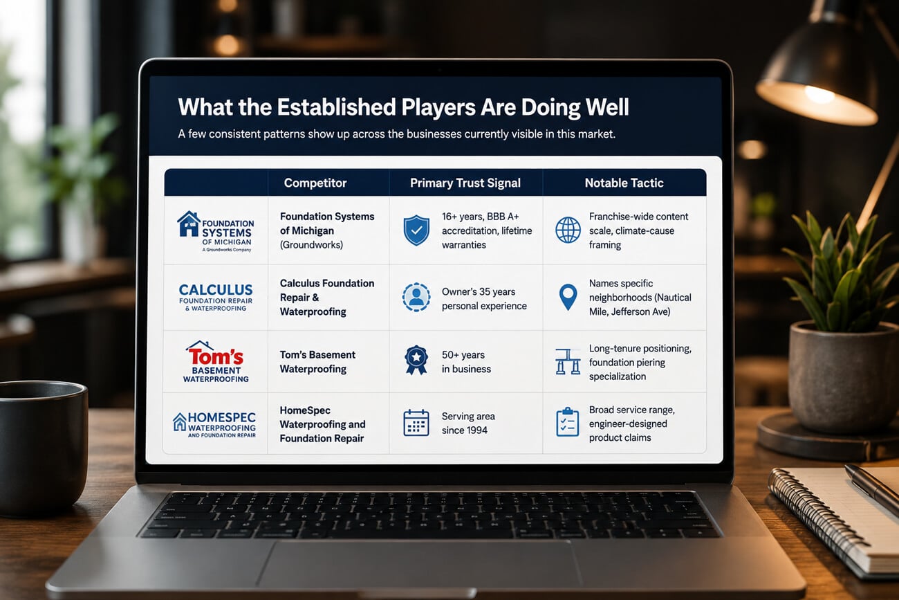 What the Established Players Are Doing Well