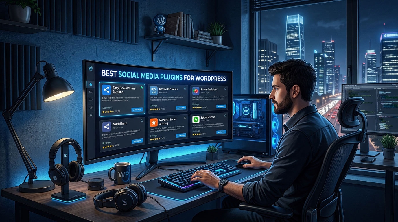 Best Social Media Plugins for WordPress