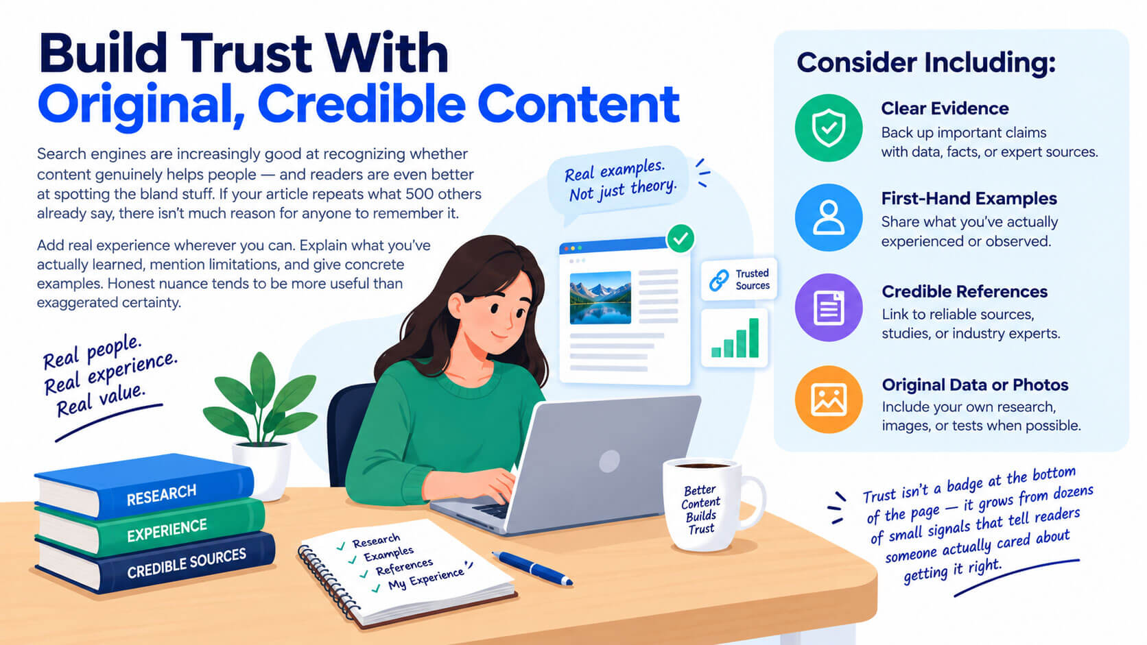 Build Trust With Original, Credible Content