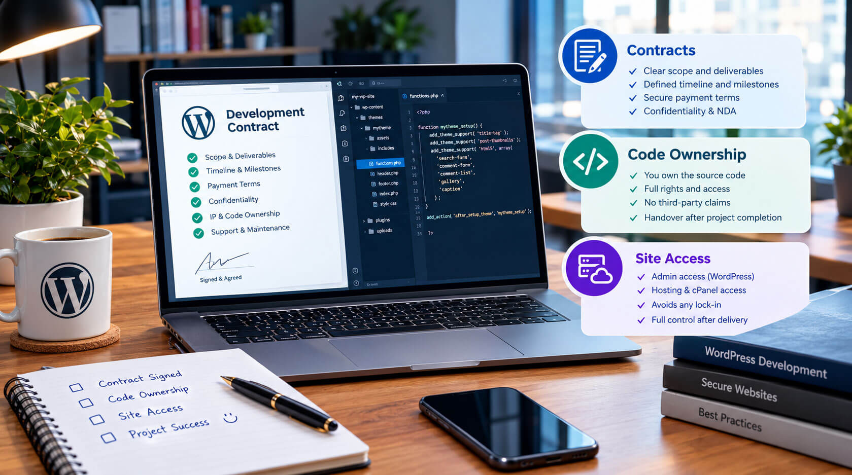 Contracts, Code Ownership, and Site Access