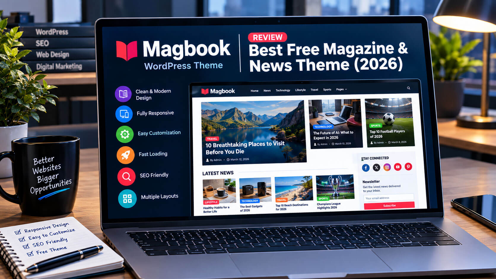 Magbook WordPress Theme Review