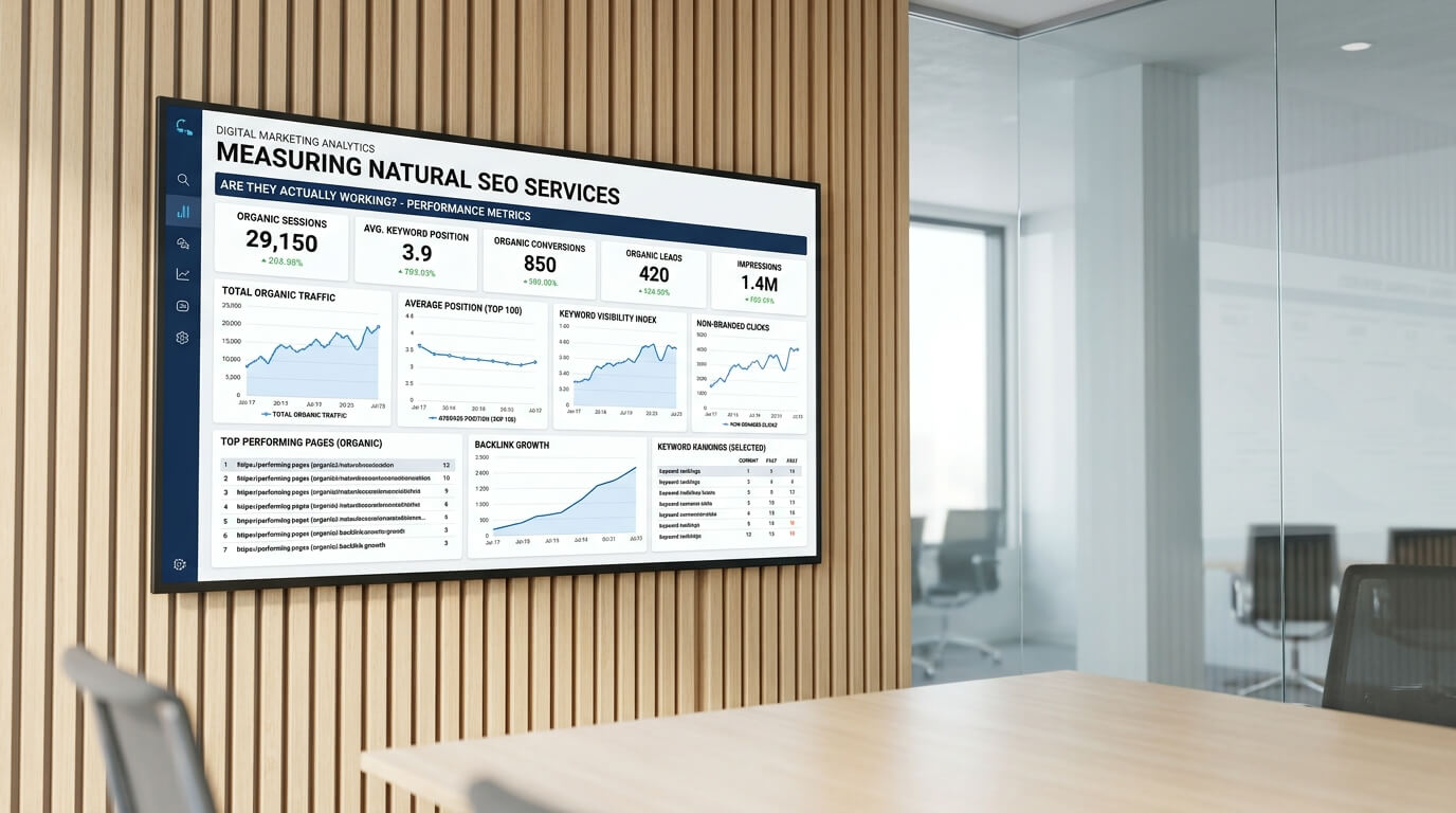 Measuring Whether Natural SEO Services Are Actually Working