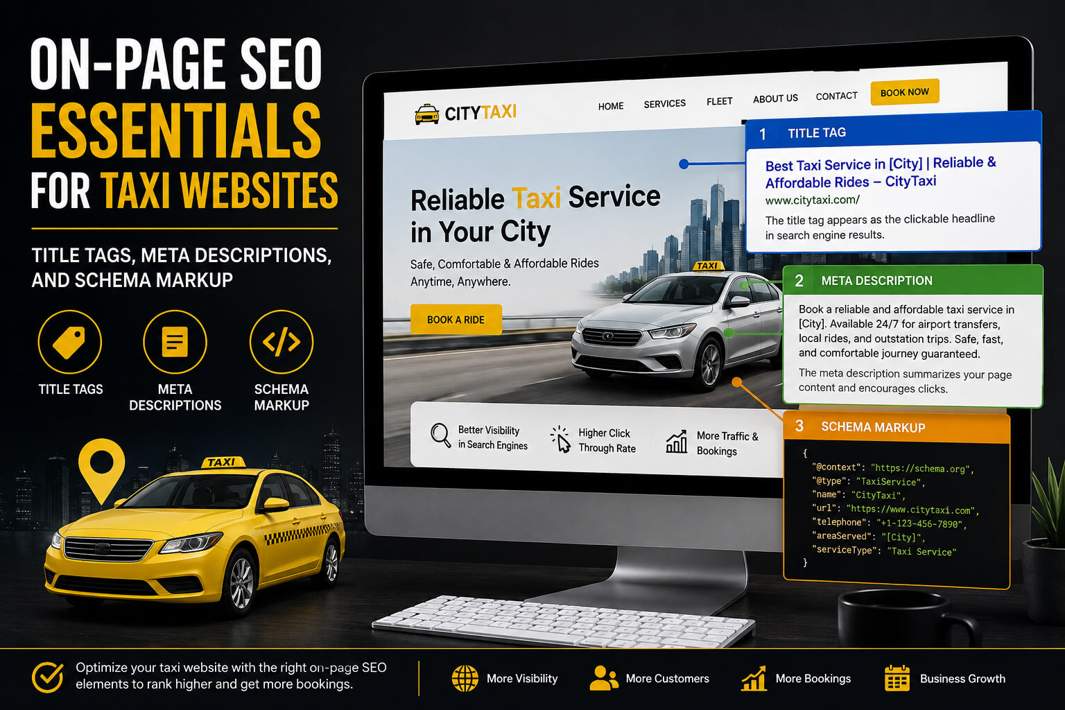 On-Page SEO Essentials for Taxi Websites