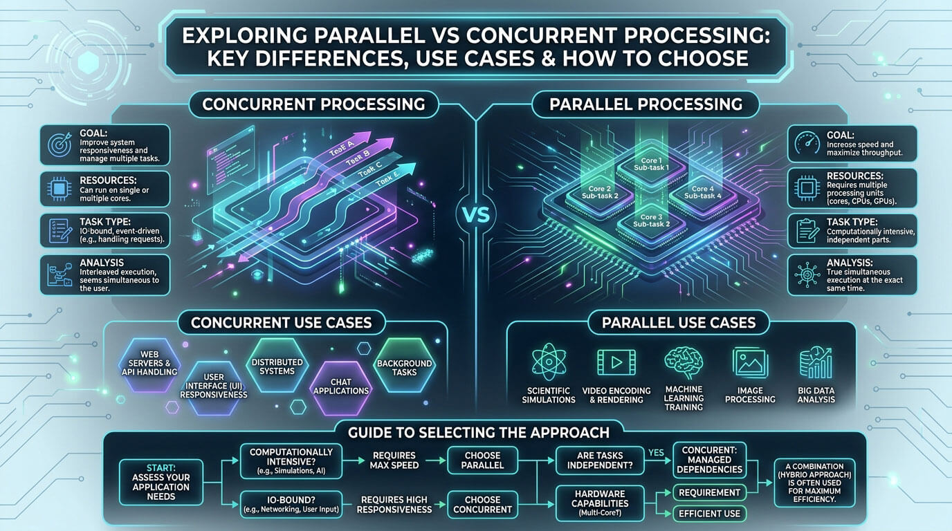 Parallel vs Concurrent Processing