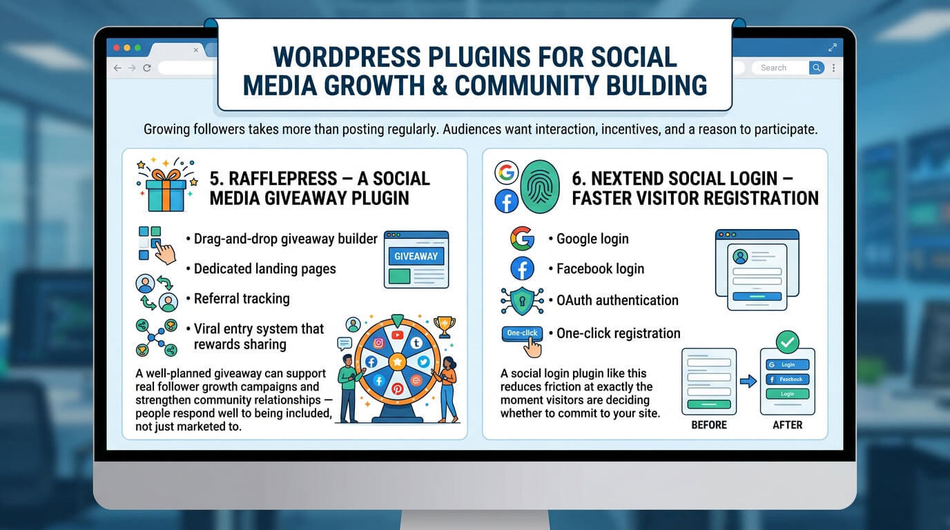 Social Media Plugins for WordPress Growth and Community Building