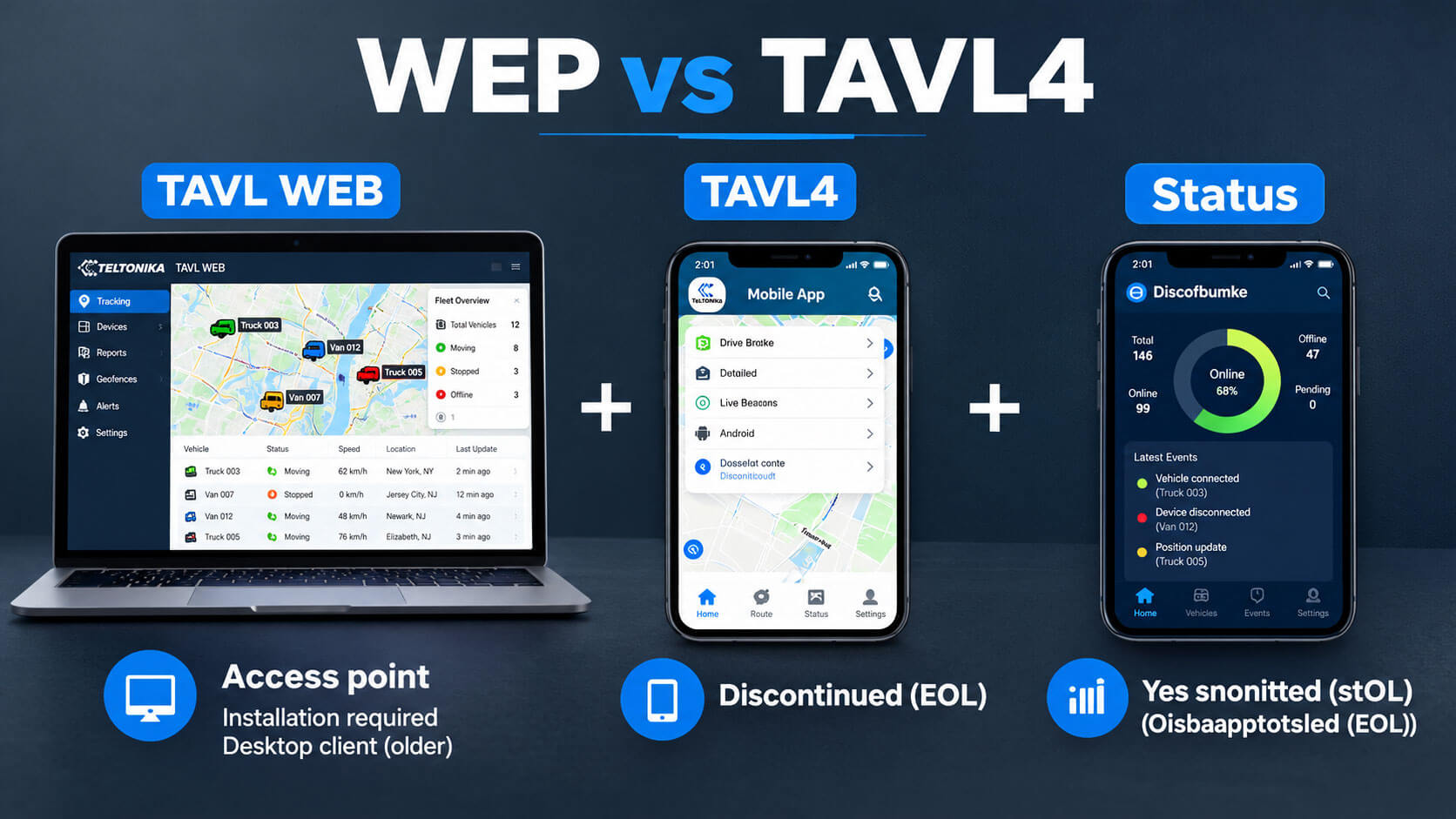 TAVL WEB vs. TAVL4 vs. the Mobile App