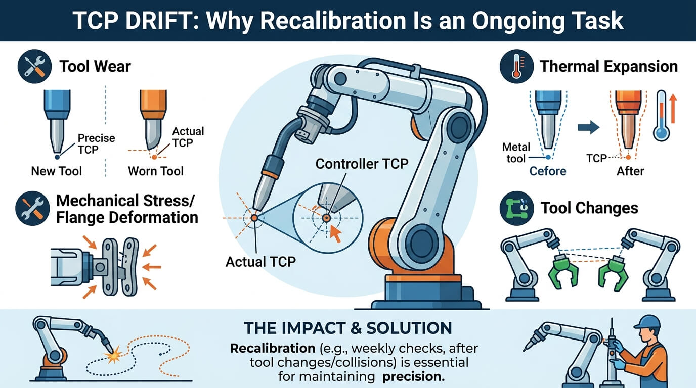 TCP Drift: Why Recalibration Is an Ongoing Task