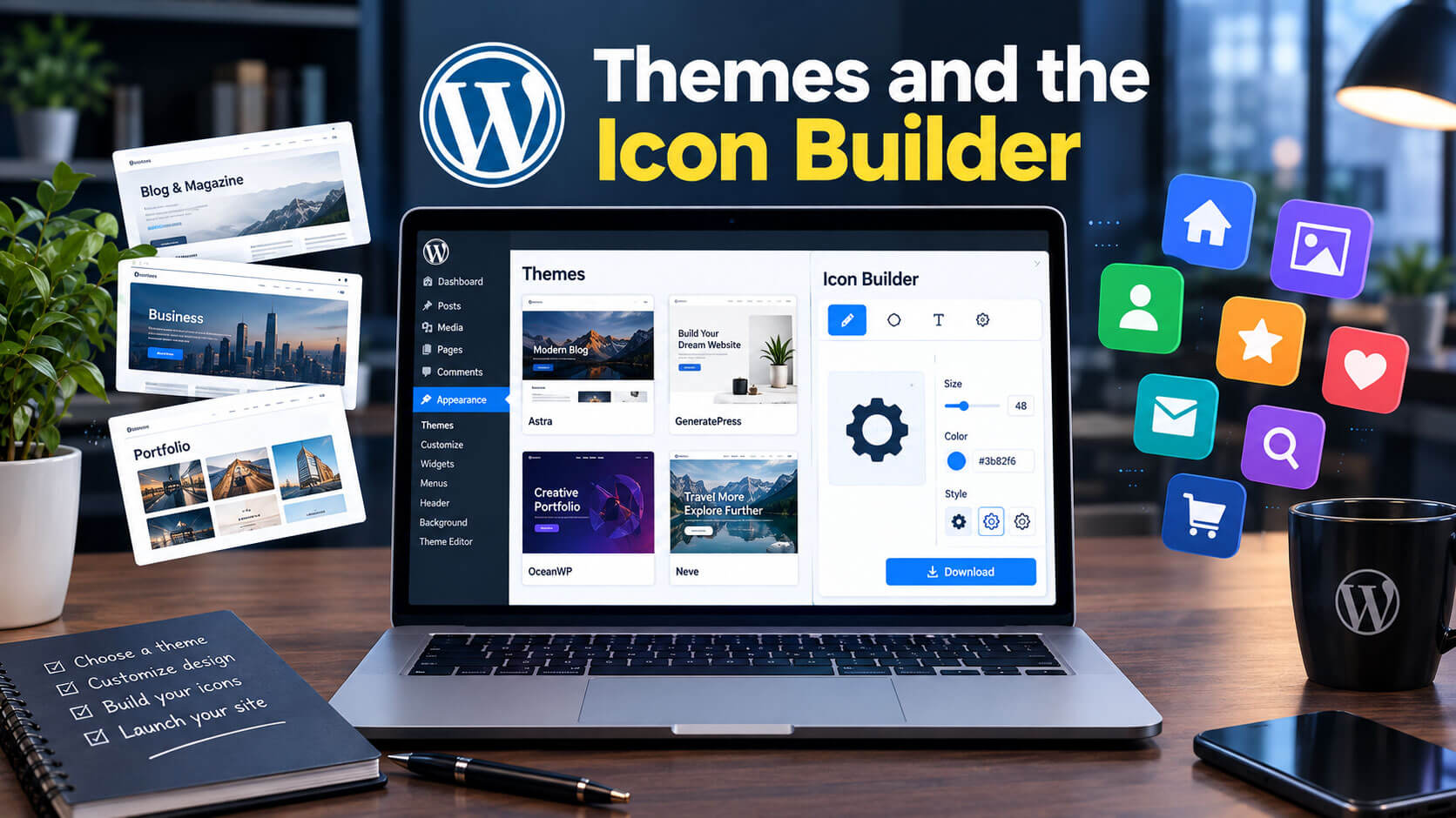 Themes and the Icon Builder