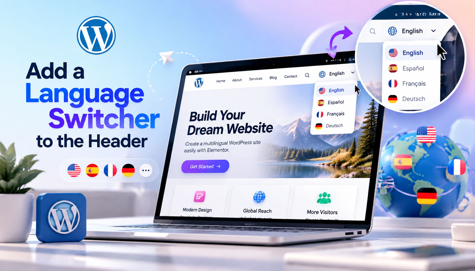 Add a Language Switcher to the Header