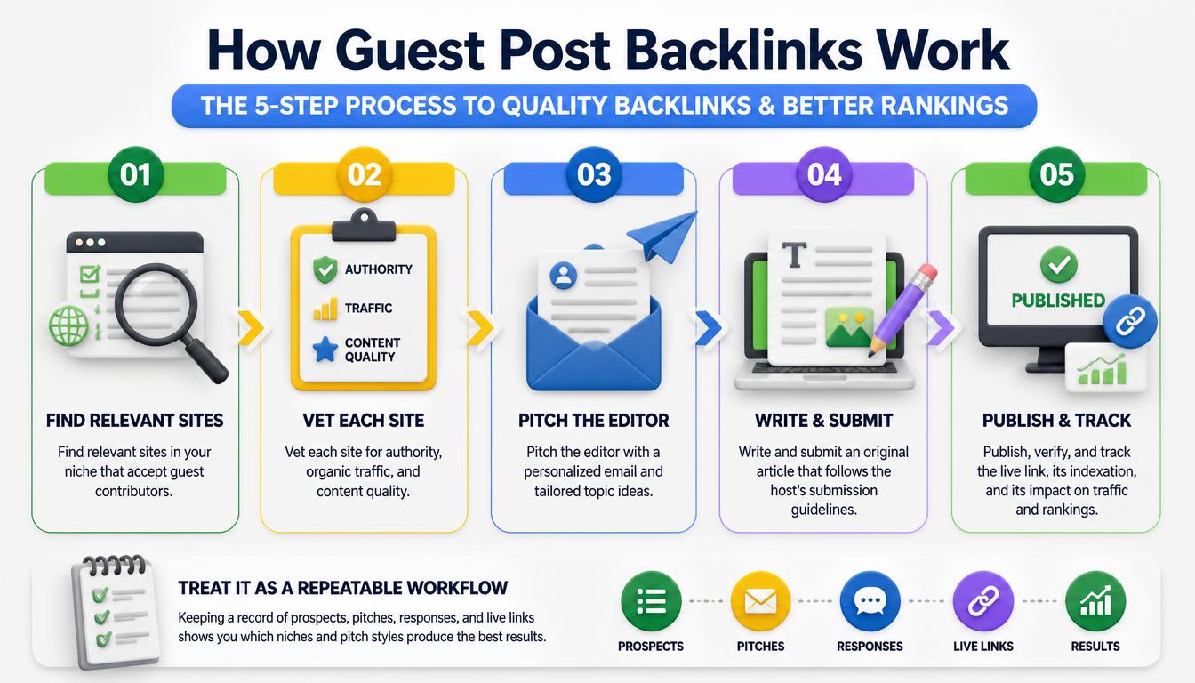 How Guest Post Backlinks Work