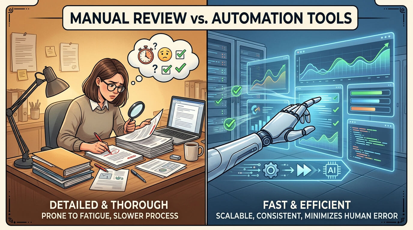 Manual Review vs. Automation Tools
