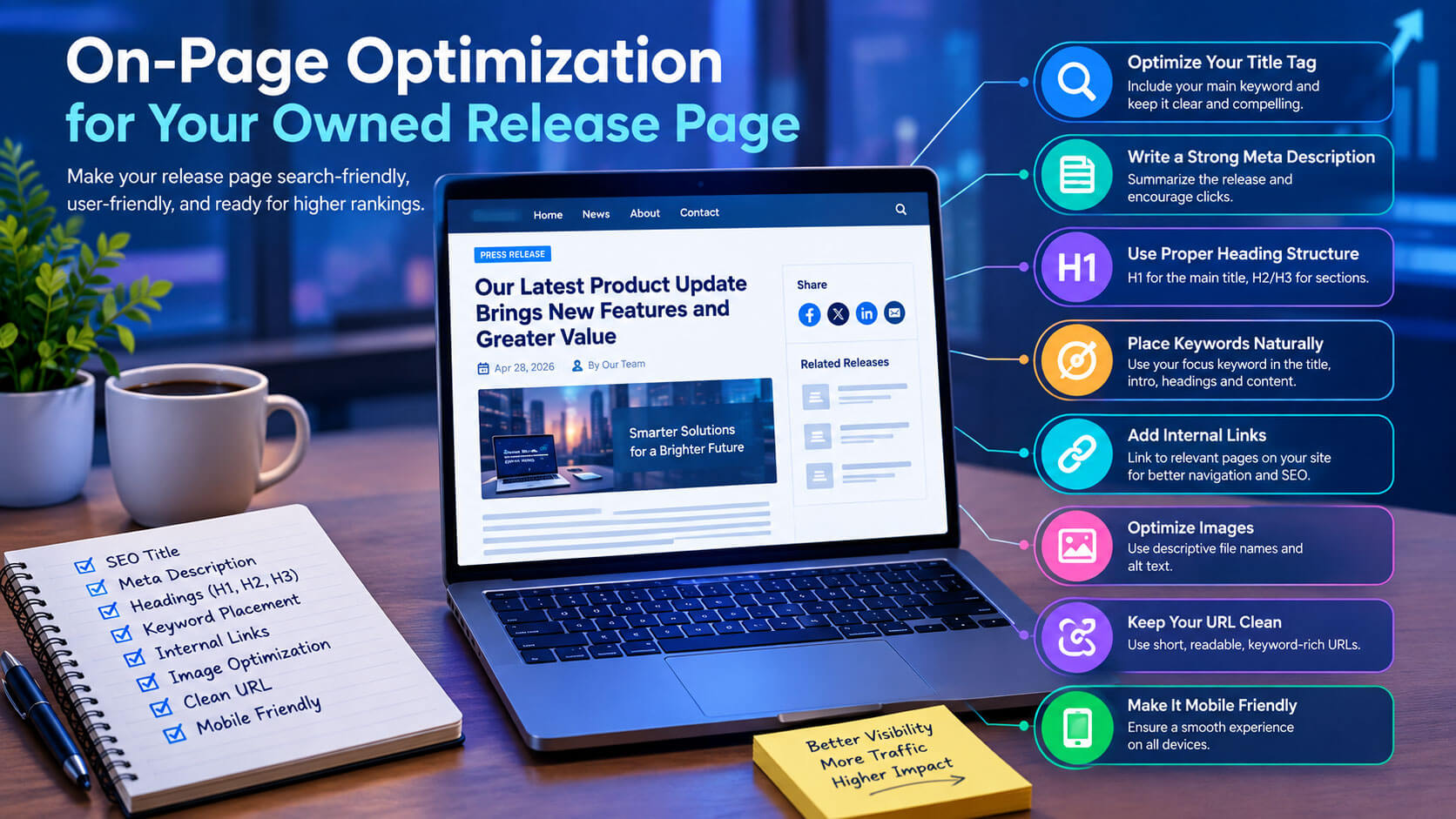 On-Page Optimization for Your Owned Release Page