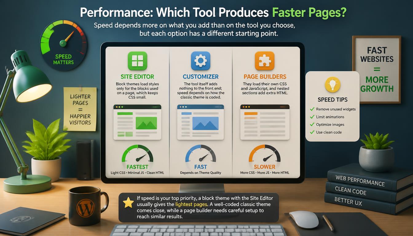 Performance: Which Tool Produces Faster Pages?