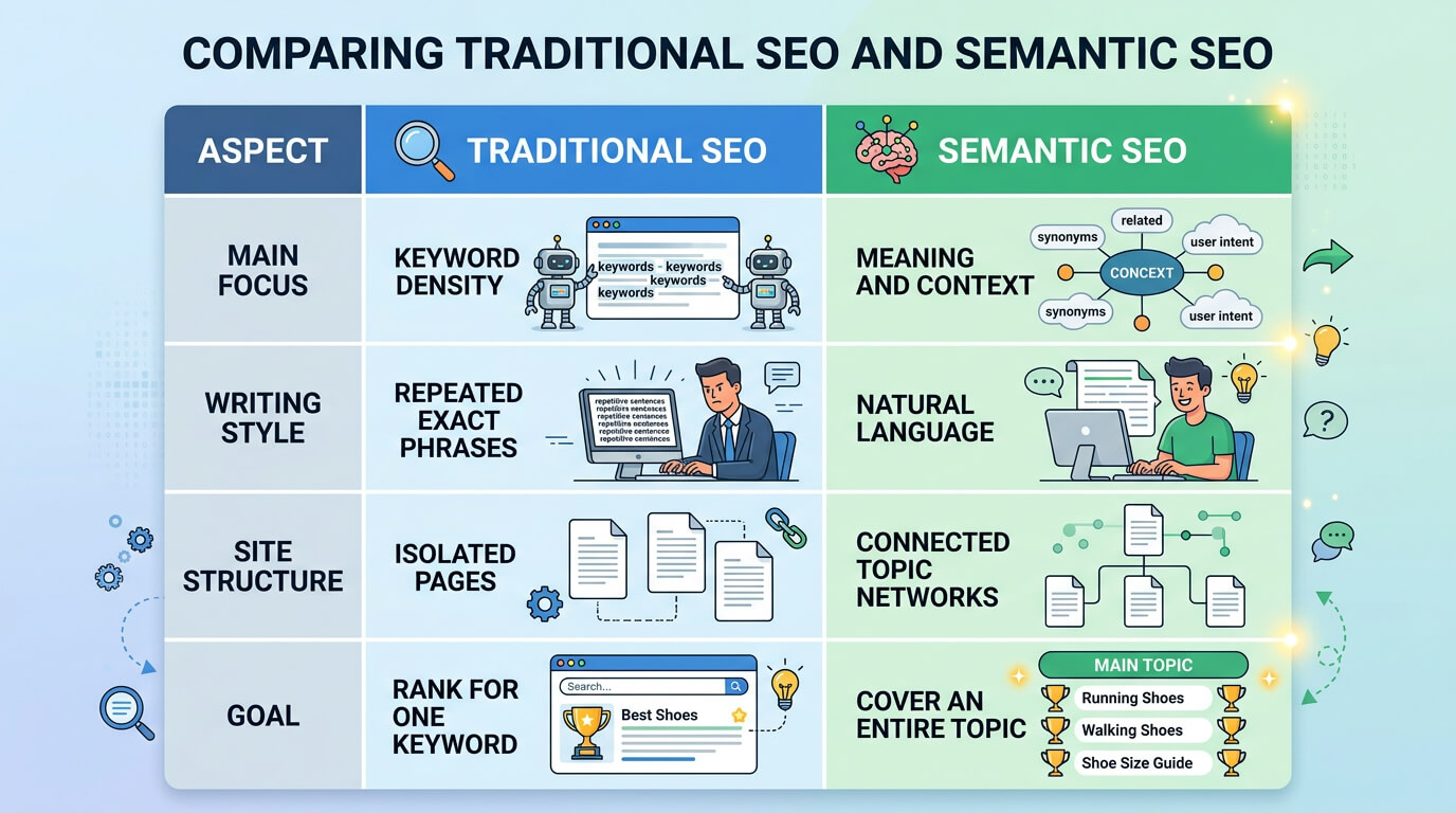 Semantic vs. Traditional SEO