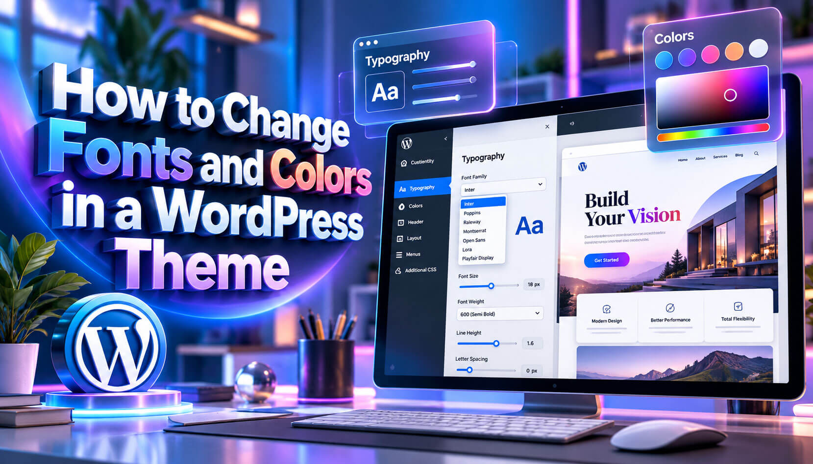 How to Change Fonts and Colors in a WordPress Theme