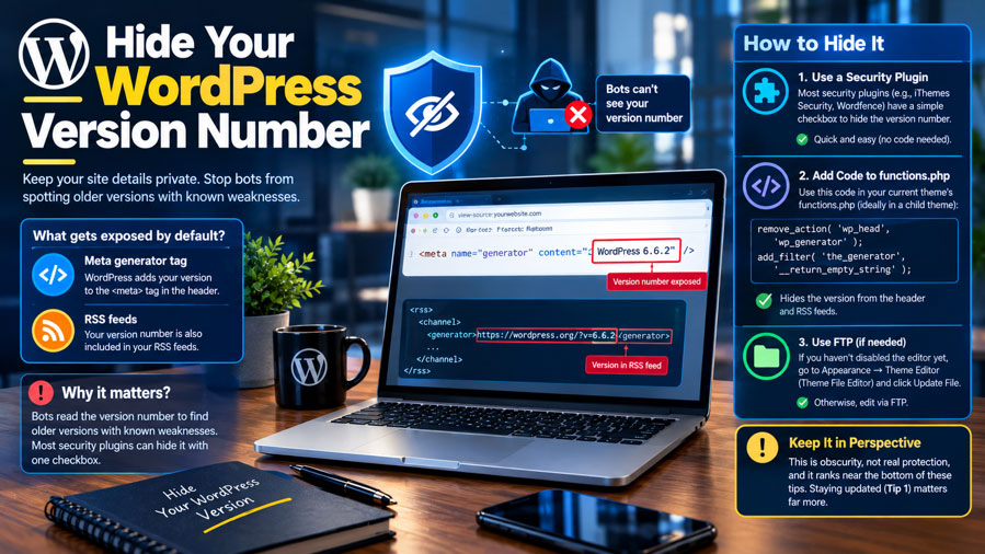 Hide Your WordPress Version Number